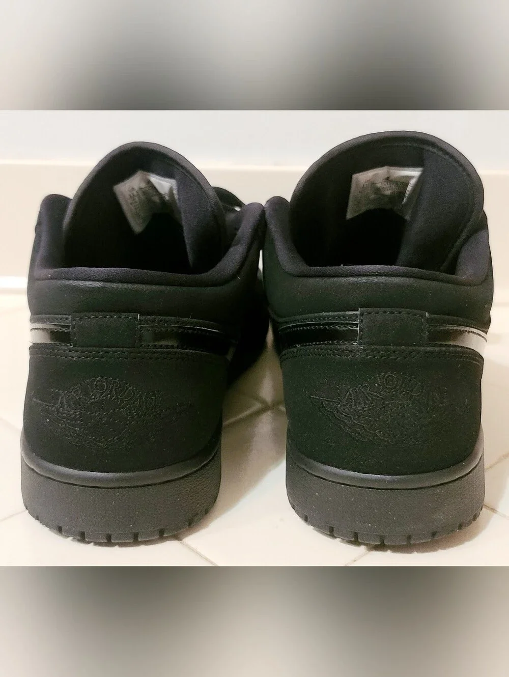 Air Jordan 1 Low Triple Black Men's  11.5